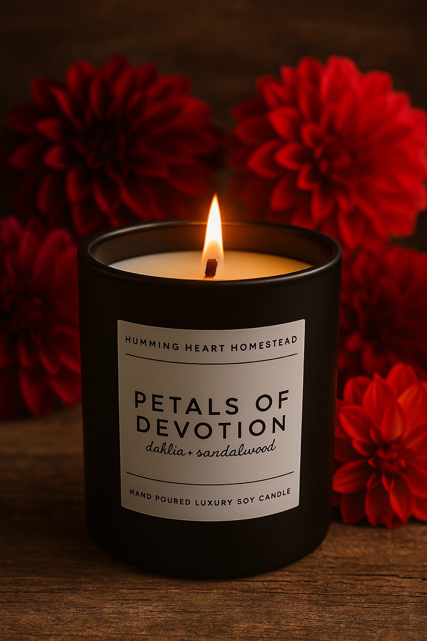 Petals of Devotion Candle (7 oz / 40 hrs)