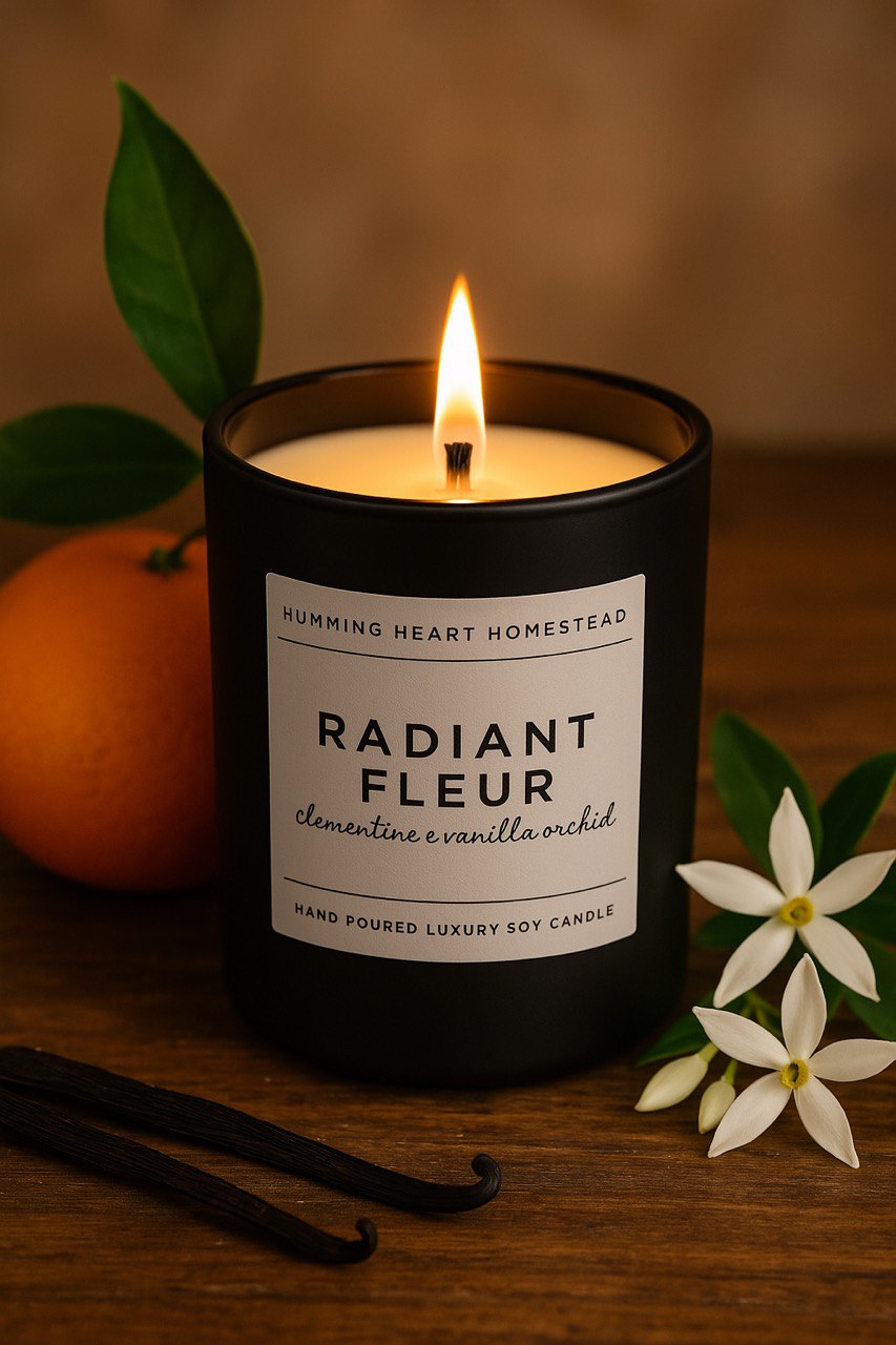 Radiant Fleur Candle (7 oz / 40 hrs)
